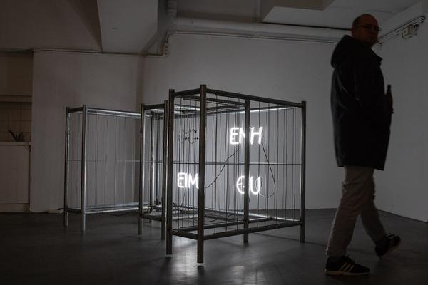 das weisse haus: joechlTRAGSEILER - Louvre Lover (11.04. – 05.05.2018, Eröffnung) https://esel.at/termin/95755 | Foto: eSeL Foto: eSeL.at - Lorenz Seidler