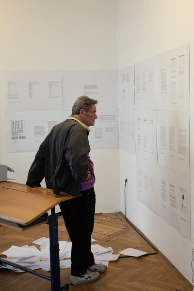 Volkskundemuseum: Testimony - Truth or Politics. Formen der Erinnerung an die Jugoslawien-Kriege (Setting Up-Gespräch) https://www.volkskundemuseum.at/testimony | Foto: eSeL Foto: eSeL.at - Lorenz Seidler