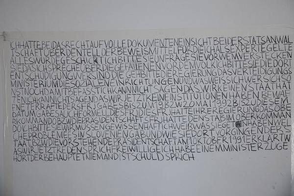 Volkskundemuseum: Testimony - Truth or Politics. Formen der Erinnerung an die Jugoslawien-Kriege (Setting Up-Gespräch) https://www.volkskundemuseum.at/testimony | Foto: eSeL Foto: eSeL.at - Lorenz Seidler