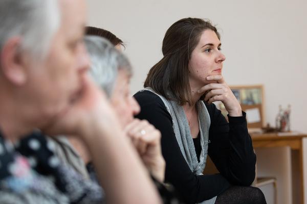Volkskundemuseum: Testimony - Truth or Politics. Formen der Erinnerung an die Jugoslawien-Kriege (Setting Up-Gespräch) https://www.volkskundemuseum.at/testimony | Foto: eSeL Foto: eSeL.at - Lorenz Seidler