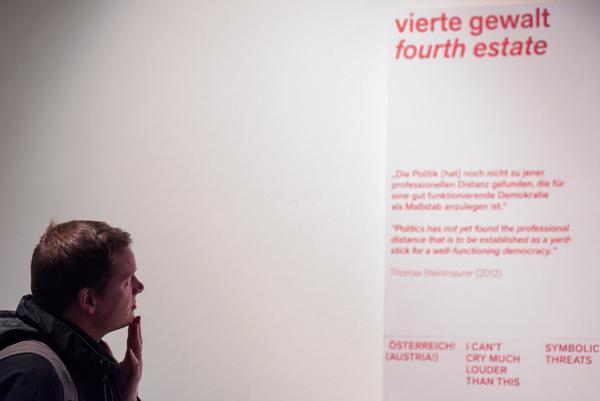 frei_raum Q21: Shaping Democracy - the republic in 24 frames per century (22.03. - 03.06.2018) https://esel.at/termin/95431 |Foto: eSeL - Joanna Pianka Foto: eSeL.at - Joanna Pianka