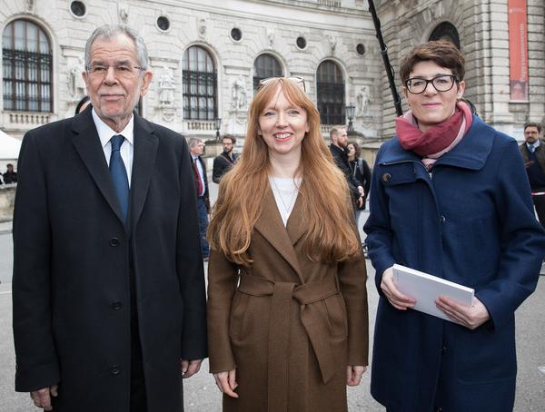 Haus der Geschichte: Susan Philipsz - The Voices (Eröffnung, 12.3.2018, Heldenplatz) Foto: eSeL.at - Lorenz Seidler Foto: eSeL.at - Lorenz Seidler