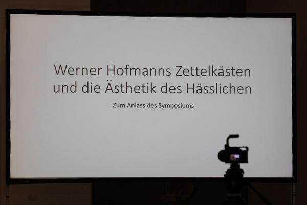 Forum Frohner: Werner Hofmann - Kunstgeschichte als produktive Destruktion (29.9.2018) http://forum-frohner.at | Foto: eSeL.at Foto: eSeL.at - Lorenz Seidler