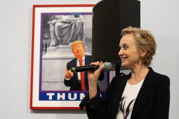 Kunstraum Niederösterreich: The Two Halves of Martha Wilson's Brain. Gespräch & Eröffnung (7.6.2018, Eröffnung) http://www.kunstraum.net/en/Exhibitions/40-martha-wilson | Foto: eSeL Foto: eSeL.at - Lorenz Seidler
