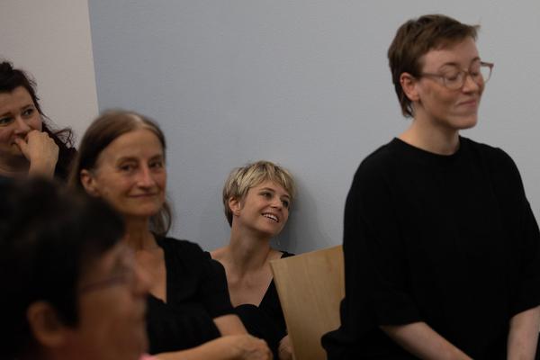 Kunstraum Niederösterreich: The Two Halves of Martha Wilson's Brain. Gespräch & Eröffnung (7.6.2018, Eröffnung) http://www.kunstraum.net/en/Exhibitions/40-martha-wilson | Foto: eSeL Foto: eSeL.at - Lorenz Seidler