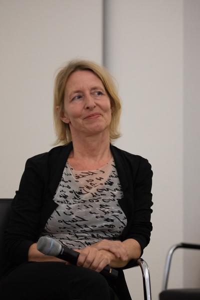 Kunstraum Niederösterreich: The Two Halves of Martha Wilson's Brain. Gespräch & Eröffnung (7.6.2018, Eröffnung) http://www.kunstraum.net/en/Exhibitions/40-martha-wilson | Foto: eSeL Foto: eSeL.at - Lorenz Seidler