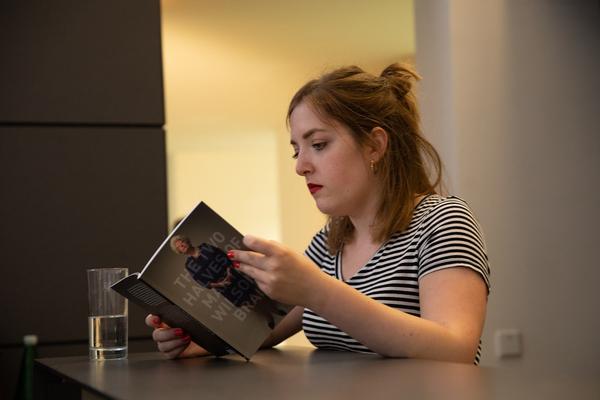 Kunstraum Niederösterreich: The Two Halves of Martha Wilson's Brain. Gespräch & Eröffnung (7.6.2018, Eröffnung) http://www.kunstraum.net/en/Exhibitions/40-martha-wilson | Foto: eSeL Foto: eSeL.at - Lorenz Seidler