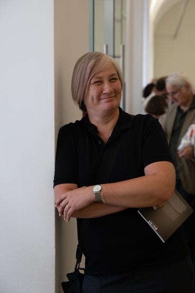 Kunstraum Niederösterreich: The Two Halves of Martha Wilson's Brain. Gespräch & Eröffnung (7.6.2018, Eröffnung) http://www.kunstraum.net/en/Exhibitions/40-martha-wilson | Foto: eSeL Foto: eSeL.at - Lorenz Seidler