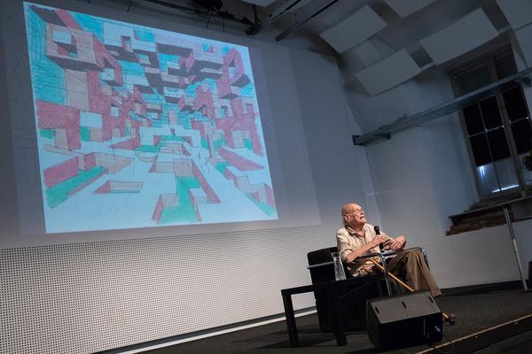 AzW: Kiesler-Preisverleihung -  Yona Friedman (5.6.018) https://esel.at/termin/96987 | Foto: eSeL Foto: eSeL.at - Lorenz Seidler