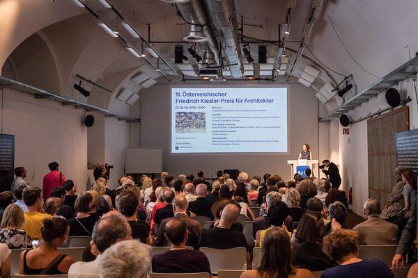 AzW: Kiesler-Preisverleihung -  Yona Friedman (5.6.018) https://esel.at/termin/96987 | Foto: eSeL Foto: eSeL.at - Lorenz Seidler