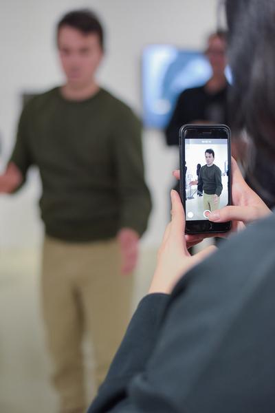 Kunstraum Niederösterreich: VIENNA ART WEEK - Technopolitics Kuratorenführung & "The Swarming Gallery" Performance by kondition pluriel (22.11.2018) http://www.kunstraum.net/de/ausstellungen/56-vienna-art-week | Foto: eSeL.at - Joanna Pianka Foto: JOANNA PIANKA     300dpi.at