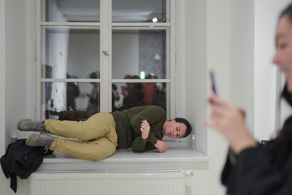 Kunstraum Niederösterreich: VIENNA ART WEEK - Technopolitics Kuratorenführung & "The Swarming Gallery" Performance by kondition pluriel (22.11.2018) http://www.kunstraum.net/de/ausstellungen/56-vienna-art-week | Foto: eSeL.at - Joanna Pianka Foto: JOANNA PIANKA     300dpi.at