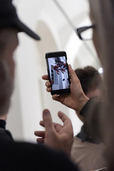 Kunstraum Niederösterreich: VIENNA ART WEEK - Technopolitics Kuratorenführung & "The Swarming Gallery" Performance by kondition pluriel (22.11.2018) http://www.kunstraum.net/de/ausstellungen/56-vienna-art-week | Foto: eSeL.at - Joanna Pianka Foto: JOANNA PIANKA     300dpi.at