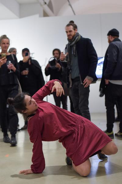 Kunstraum Niederösterreich: VIENNA ART WEEK - Technopolitics Kuratorenführung & "The Swarming Gallery" Performance by kondition pluriel (22.11.2018) http://www.kunstraum.net/de/ausstellungen/56-vienna-art-week | Foto: eSeL.at - Joanna Pianka Foto: JOANNA PIANKA     300dpi.at