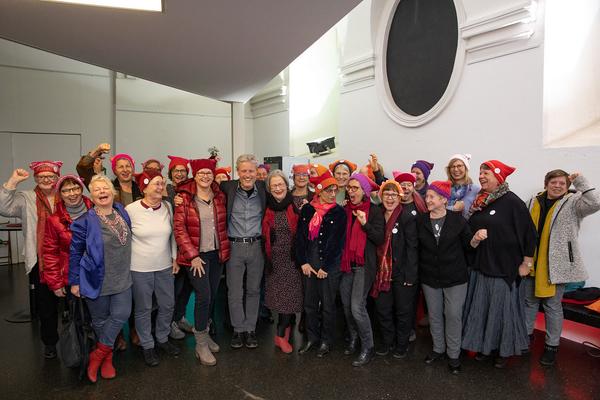 Omas Gegen Rechts: Gespräch mit Florian Scheuba (25.11.2018) https://esel.cc/OMAS_Scheuba | Foto: eSeL Foto: eSeL.at - Lorenz Seidler