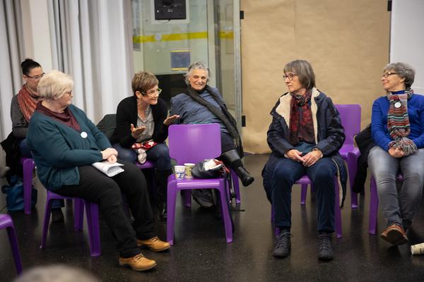 Vienna Art Week: OMAS GEGEN RECHTS - Keppelchor im MQ & Oma-Cafe im  Q21 / Raum D (19.11.2018) https://2018.viennaartweek.at/de/program/aktionsraum-omas-gegen-rechts-oma-cafe-aktionsprogramm | Foto: eSeL Foto: eSeL.at - Lorenz Seidler
