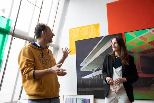 VIENNA ART WEEK Open Studio Day 2018: Atelier Markus Krottendorfer @ Bundesateliers Westbahnstraße (24.11.2018) https://2018.viennaartweek.at/de/open-studio | Foto: eSeL Foto: eSeL.at - Lorenz Seidler