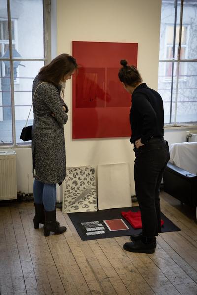 VIENNA ART WEEK Open Studio Day 2018: Atelier Anja Manfredi @ Bundesateliers Westbahnstraße (24.11.2018) https://2018.viennaartweek.at/de/open-studio | Foto: eSeL Foto: eSeL.at - Lorenz Seidler