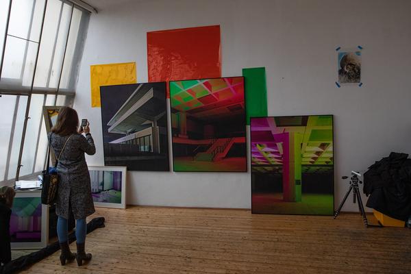 VIENNA ART WEEK Open Studio Day 2018: Atelier Markus Krottendorfer @ Bundesateliers Westbahnstraße (24.11.2018) https://2018.viennaartweek.at/de/open-studio | Foto: eSeL Foto: eSeL.at - Lorenz Seidler
