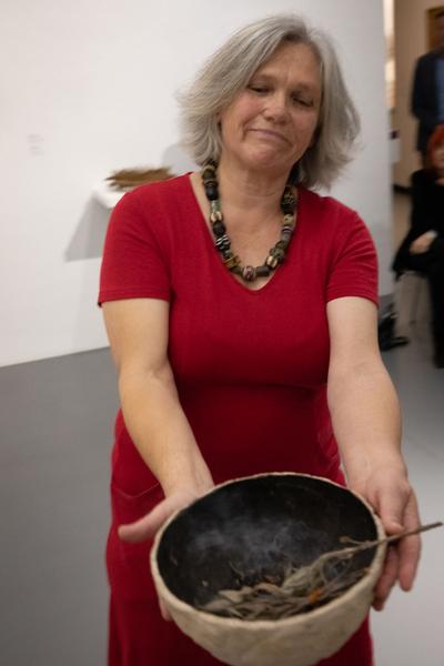 Dom Museum Wien:  „Wund E rrr N“ - Performance von Hannes Priesch &  Künstlergespräch mit Johanna Schwanberg und Gustav Schörghofer (21.11.2018) https://2018.viennaartweek.at/de/program/performance-talk-wund-e-rrr-n | Foto: eSeL Foto: eSeL.at - Lorenz Seidler