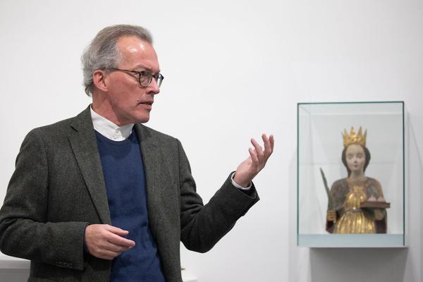 Dom Museum Wien:  „Wund E rrr N“ - Performance von Hannes Priesch &  Künstlergespräch mit Johanna Schwanberg und Gustav Schörghofer (21.11.2018) https://2018.viennaartweek.at/de/program/performance-talk-wund-e-rrr-n | Foto: eSeL Foto: eSeL.at - Lorenz Seidler