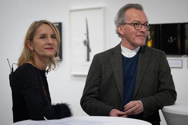 Dom Museum Wien:  „Wund E rrr N“ - Performance von Hannes Priesch &  Künstlergespräch mit Johanna Schwanberg und Gustav Schörghofer (21.11.2018) https://2018.viennaartweek.at/de/program/performance-talk-wund-e-rrr-n | Foto: eSeL Foto: eSeL.at - Lorenz Seidler