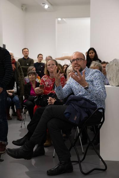 Dom Museum Wien:  „Wund E rrr N“ - Performance von Hannes Priesch &  Künstlergespräch mit Johanna Schwanberg und Gustav Schörghofer (21.11.2018) https://2018.viennaartweek.at/de/program/performance-talk-wund-e-rrr-n | Foto: eSeL Foto: eSeL.at - Lorenz Seidler