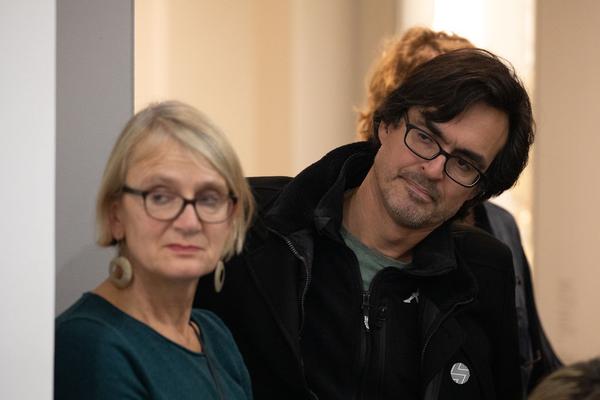 Dom Museum Wien:  „Wund E rrr N“ - Performance von Hannes Priesch &  Künstlergespräch mit Johanna Schwanberg und Gustav Schörghofer (21.11.2018) https://2018.viennaartweek.at/de/program/performance-talk-wund-e-rrr-n | Foto: eSeL Foto: eSeL.at - Lorenz Seidler