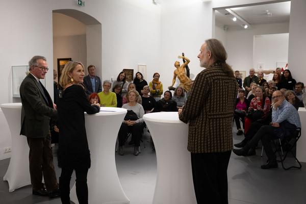 Dom Museum Wien:  „Wund E rrr N“ - Performance von Hannes Priesch &  Künstlergespräch mit Johanna Schwanberg und Gustav Schörghofer (21.11.2018) https://2018.viennaartweek.at/de/program/performance-talk-wund-e-rrr-n | Foto: eSeL Foto: eSeL.at - Lorenz Seidler