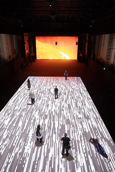 Wiener Festwochen: Ryoji Ikeda: Micro / Macro - the Planck Universe (Halle E @ MQ, 23.5. - 17.6.2018) https://esel.at/termin/96772 | Foto: eSeL Foto: eSeL.at - Lorenz Seidler