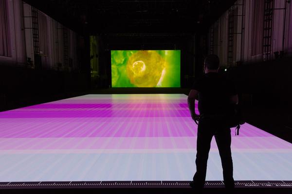 Wiener Festwochen: Ryoji Ikeda: Micro / Macro - the Planck Universe (Halle E @ MQ, 23.5. - 17.6.2018) https://esel.at/termin/96772 | Foto: eSeL Foto: eSeL.at - Lorenz Seidler