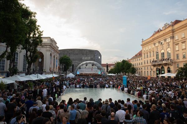 MuseumsQuartier Wien: Wiener Symphoniker im MQ (Konzert @ MQ Haupthof, 12.5.2018) https://www.mqw.at/programm/wiener-symphoniker-im-mq | Foto: eSeL Foto: eSeL.at - Lorenz Seidler