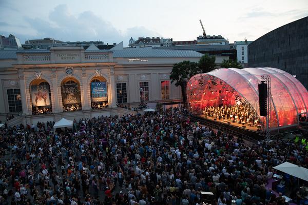 MuseumsQuartier Wien: Wiener Symphoniker im MQ (Konzert @ MQ Haupthof, 12.5.2018) https://www.mqw.at/programm/wiener-symphoniker-im-mq | Foto: eSeL Foto: eSeL.at - Lorenz Seidler