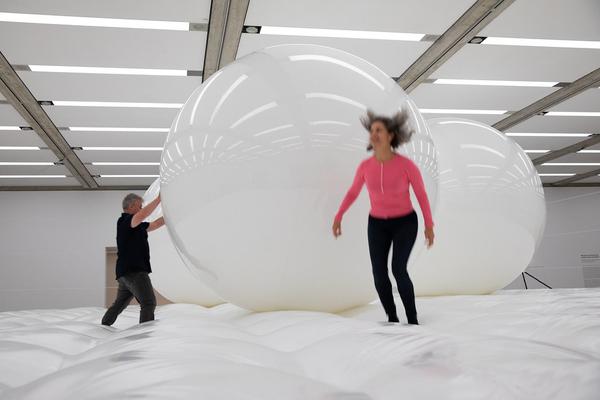 mumok: Riesenbillard - Haus-Rucker-Co @  Alfred Schmeller. Das Museum als Unruheherd (27.9.2019 - 16.2.2019) https://www.mumok.at/de/events/alfred-schmeller Foto: eSeL.at - Lorenz Seidler