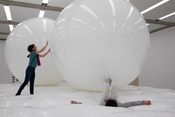 mumok: Riesenbillard - Haus-Rucker-Co @  Alfred Schmeller. Das Museum als Unruheherd (27.9.2019 - 16.2.2019) https://www.mumok.at/de/events/alfred-schmeller Foto: eSeL.at - Lorenz Seidler