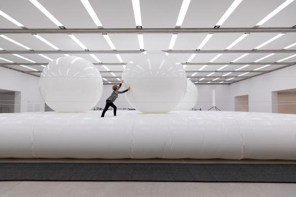 mumok: Riesenbillard - Haus-Rucker-Co @  Alfred Schmeller. Das Museum als Unruheherd (27.9.2019 - 16.2.2019) https://www.mumok.at/de/events/alfred-schmeller Foto: eSeL.at - Lorenz Seidler