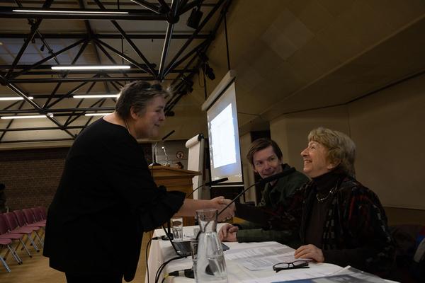 Akademie der Bildenden Künste Wien:  Principle of Equality: Anka Ptaszkowska In: Open Studio Project by Adam Szymczyk (Augasse, 19.3.2019) https://esel.cc/akbild_ptaszkowska | Foto: eSeL Foto: eSeL.at - Lorenz Seidler