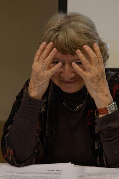 Akademie der Bildenden Künste Wien:  Principle of Equality: Anka Ptaszkowska In: Open Studio Project by Adam Szymczyk (Augasse, 19.3.2019) https://esel.cc/akbild_ptaszkowska | Foto: eSeL Foto: eSeL.at - Lorenz Seidler