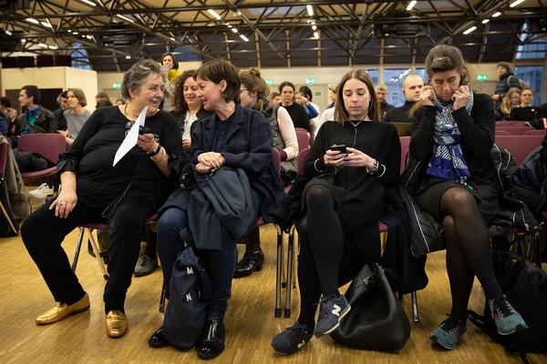 Akademie der Bildenden Künste Wien:  Principle of Equality: Anka Ptaszkowska In: Open Studio Project by Adam Szymczyk (Augasse, 19.3.2019) https://esel.cc/akbild_ptaszkowska | Foto: eSeL Foto: eSeL.at - Lorenz Seidler