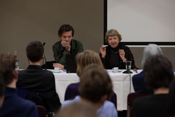 Akademie der Bildenden Künste Wien:  Principle of Equality: Anka Ptaszkowska In: Open Studio Project by Adam Szymczyk (Augasse, 19.3.2019) https://esel.cc/akbild_ptaszkowska | Foto: eSeL Foto: eSeL.at - Lorenz Seidler