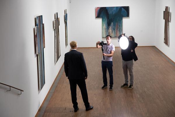 Albertina: Arnulf Rainer. Eine Hommage (27.9.2019 - 19.1.2020) https://www.albertina.at/ausstellungen/arnulf-rainer-eine-hommage/ | Foto: eseL Foto: eSeL.at - Lorenz Seidler