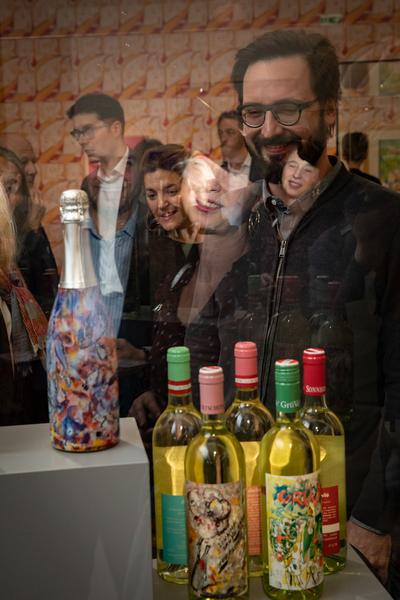 Belvedere 21: Christian Ludwig Attersee - Feuerstelle (Eröffnung, 31.1.2019) https://belvedere21.at/attersee | Foto: eSeL Foto: eSeL.at - Lorenz Seidler