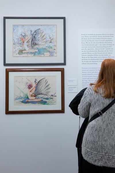 Belvedere 21: Christian Ludwig Attersee - Feuerstelle (Eröffnung, 31.1.2019) https://belvedere21.at/attersee | Foto: eSeL Foto: eSeL.at - Lorenz Seidler