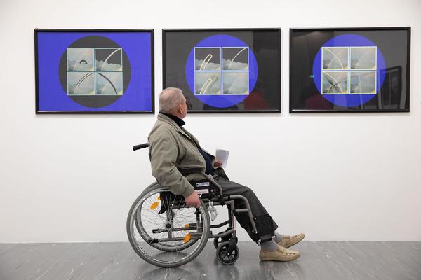 Belvedere 21: Christian Ludwig Attersee - Feuerstelle (Eröffnung, 31.1.2019) https://belvedere21.at/attersee | Foto: eSeL Foto: eSeL.at - Lorenz Seidler
