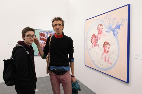 Belvedere 21: Christian Ludwig Attersee - Feuerstelle (Eröffnung, 31.1.2019) https://belvedere21.at/attersee | Foto: eSeL Foto: eSeL.at - Lorenz Seidler