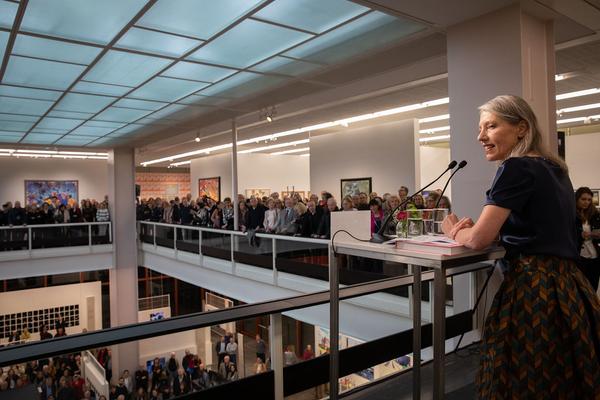 Belvedere 21: Christian Ludwig Attersee - Feuerstelle (Eröffnung, 31.1.2019) https://belvedere21.at/attersee | Foto: eSeL Foto: eSeL.at - Lorenz Seidler