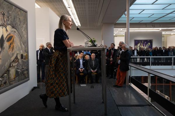 Belvedere 21: Christian Ludwig Attersee - Feuerstelle (Eröffnung, 31.1.2019) https://belvedere21.at/attersee | Foto: eSeL Foto: eSeL.at - Lorenz Seidler
