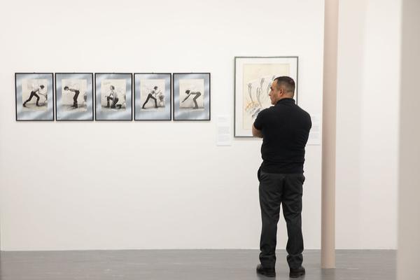 Belvedere 21: Christian Ludwig Attersee - Feuerstelle (Eröffnung, 31.1.2019) https://belvedere21.at/attersee | Foto: eSeL Foto: eSeL.at - Lorenz Seidler