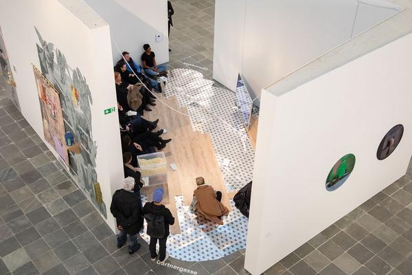 Belvedere 21: Über das Neue - Midissage: GOMO, Gärtnerstraße, & Kevin Space (12.4.2019) https://www.belvedere21.at/ueber_das_neue |  Foto: eSeL Foto: eSeL.at - Lorenz Seidler