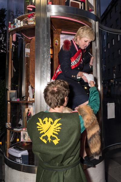 Barbara Ungepflegt: Ministerium für Heimatschmutz (Eröffnung Keplerplatz, 9.9.2019) http://www.bm-heimatschmutz.at | Foto: eSeL.at - Helmut Prochart Foto: eSeL.at - Helmut Prochart